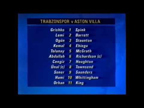 Aston Villa v Trabzonspor 2nd leg 94/95