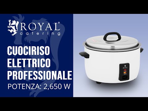 Video - Cuociriso elettrico professionale - 19 L - 2.650 W