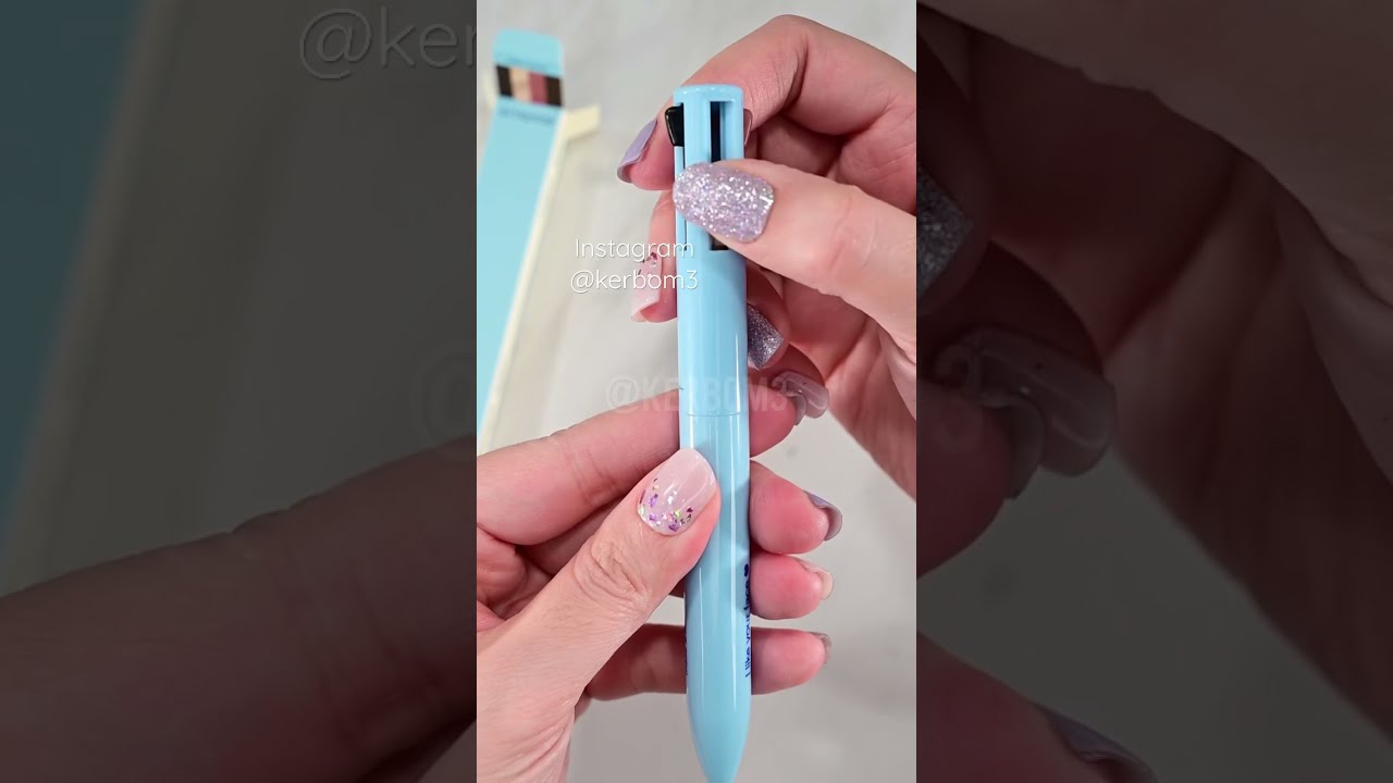 Watch video 4 in 1 #makeup pen #eyebrows #highlights #lipliner #eyeliner #kerbom3 #asmr #satisfying #asmrmakeup Now 4 in 1 #makeup pen #eyebrows #highlights #lipliner #eyeliner #kerbom3 #asmr #satisfying #asmrmakeup
