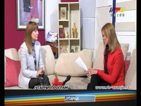 RTV Vranje   Jelena Pavlovic Centar za razvoj Jablanickog i Pcinjskog okruga gostovanje u Jutarnjem