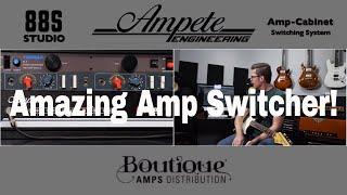 Video thumbnail for Ampete 88S Studio Amplifier-Cabinet switching system demo video by Shawn Tubbs by Shawn Tubbs