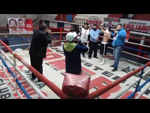 Boxeo en Vivo desde el Club San Martín, transmisión en directo para Milenium TV