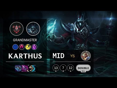 Karthus Mid vs Corki - EUW Grandmaster Patch 10.10