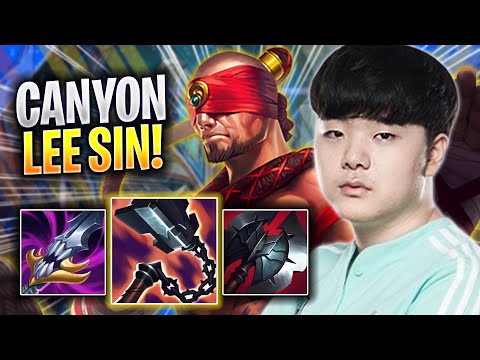 CANYON DOMINATING WITH LEE SIN! - DK Canyon Plays Lee Sin JUNGLE vs Elise! | Season 2023