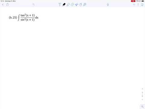 Übungsblatt2 Aufgabe b25 - Integration per Substitution