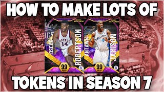 HOW TO MAKE LOTS OF TOKENS IN SEASON 7 IN NBA 2K22 MYTEAM!! BEST GAME MODES TO PLAY FOR TOKENS!!