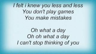 Rooney - Oh What A Day Lyrics