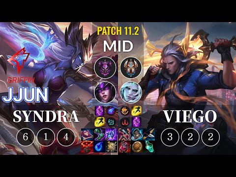 GRF jjun Syndra vs Viego Mid - KR Patch 11.2