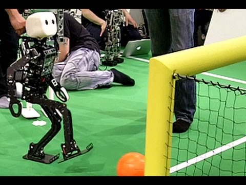 Humanoid Robot Soccer at Robocup