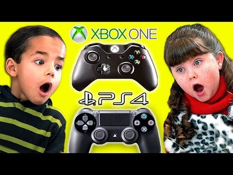 Kids React To XBOX ONE vs. PlayStation 4!
