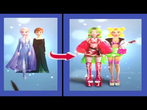 FROZEN Elsa And Anna Glow Up Transformation Into Party