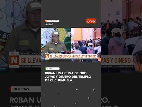 Roban una cuna de oro, joyas y dinero del templo de Cuchumuela