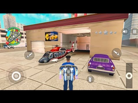 Helicopter and Car Driving in Open World Police Game - Android Gameplay