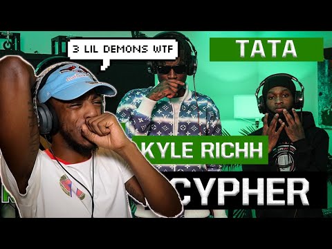TATA IS HIM ! TriggaTrae Reacts To CYPHER: Kyle Richh, Jenn Carter & Tata