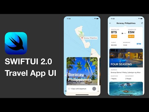 SwiftUI2.0 - Travel App UI