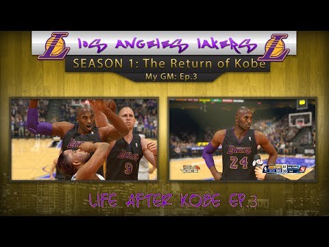 NBA 2k14 PS4 MyGM Los Angeles Lakers • Kobe Returns • Scouting Andrew Wiggins • Life After Kobe Ep.3