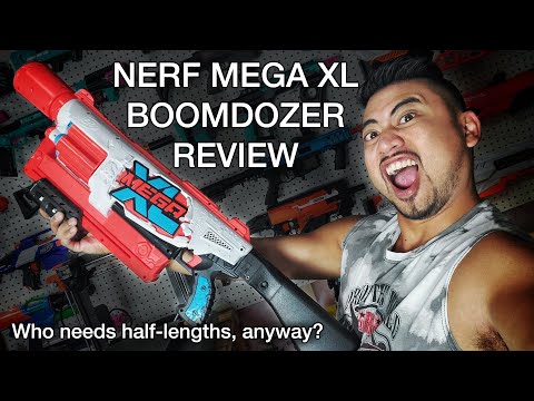 NERF MEGA XL BOOMDOZER REVIEW! The best Nerf blaster of 2021?