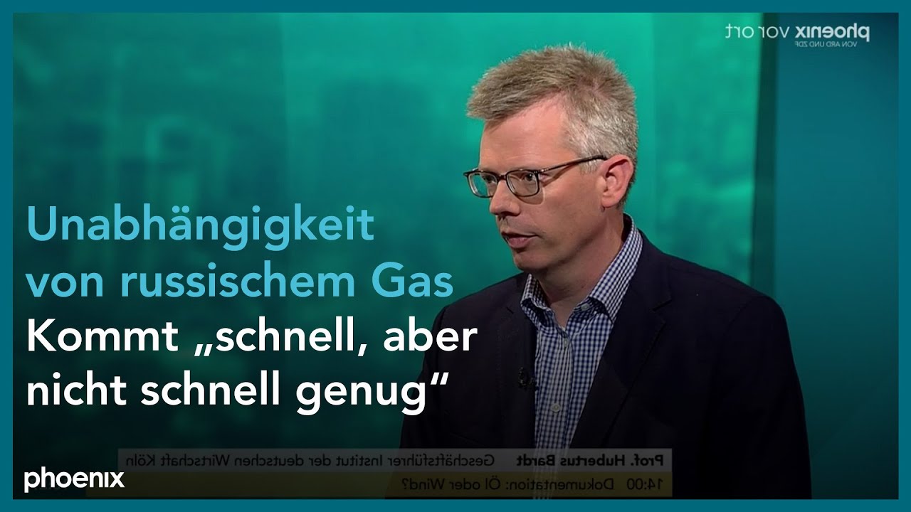 Prof. Hubertus Bardt (IW Köln) über mögliche Alternativen zu russischem Gas am 26.07.22