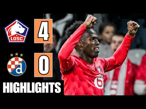 Lille vs Dinamo Zagreb 4-0 Resumé | Hamza Igamane Goal | Europa League 2025-26 Highlights | Mukau