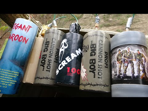 XXXL Polish firecracker comparison 🧨 Gigant Maroon vs Scream 100 vs Big Boy XL