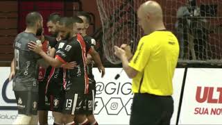 Gols: JEC/Krona 3 x 1 Tubarão - Campeonato Catarinense de Futsal 2021