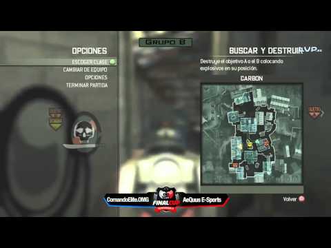 MW3 Grupo B - AeQuus vs ComandoElite.OMG - Final Cup 3