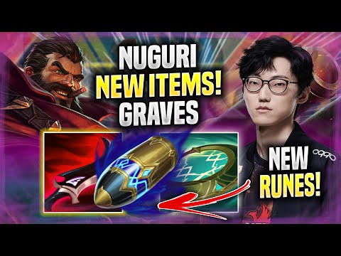 NUGURI DOMINATING GRAVES WITH NEW ITEMS & NEW RUNES! - Nuguri Plays Graves TOP vs Graves!