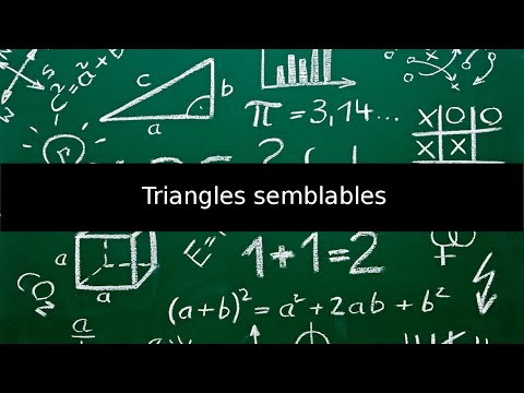 [3ème] Triangles semblables
