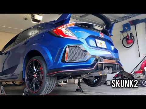 Civic Type R 10th GEN Skunk2 MegaPower RR Exhaust Sound Comparison | FK8