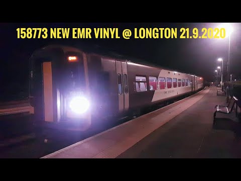 158773 in new EMR vinyl, Longton, 21.27 service on 21.09.2020
