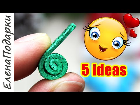 5 ИДЕЙ ??? Из Полосок Фоамирана? Поделки На Новый Год и Рождество? Сборник