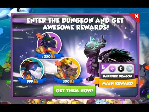 #DML Can we get DARKFIRE DRAGON in Dungeon Battle ? - Dragon Mania Legends