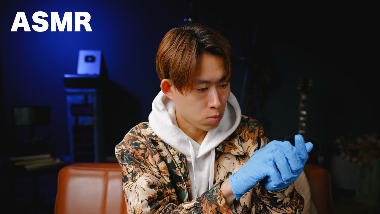 【ASMR】ゴム手袋の音