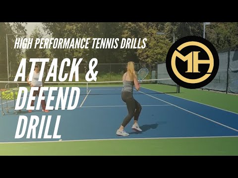 HIGH PERFORMANCE TENNIS DRILLS -  Attack & Defend Drill