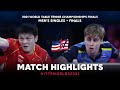 Fan Zhendong vs Truls Moregard | 2021 World Table Tennis Championships Finals | MS | F