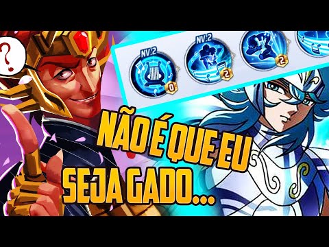 SKIN DO MEMETOLL? MAIN ORFEU? Já to preparando o meu pro Reparo! | Saint Seiya Awakening