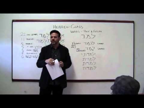 Hebrew Class (Hebrew Verbs p4) 12-19-2015 With Rabbi Brian Bileci At Simchat Yeshua