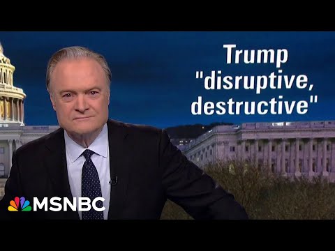 Lawrence on Wharton's worst student: Trump is mentally incapable of doing the job he was elected to