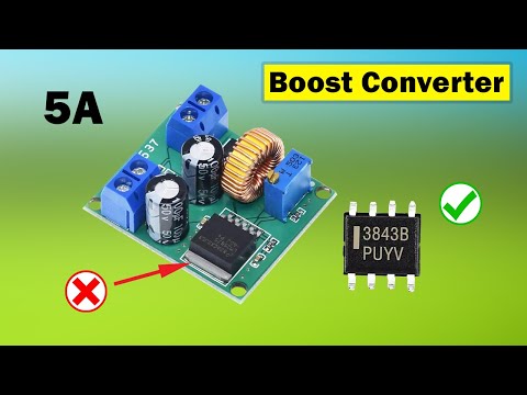 DIY DC to DC Boost converter using UC3843