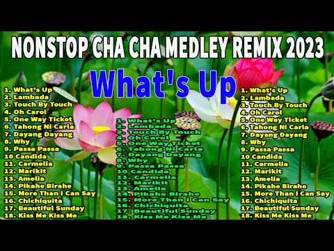 NEW NONSTOP CHACHA MEDLEY REMIX 2022 - 2023 .  WHAT'S UP CHACHA REMIX  2023