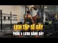 LỊCH TẬP SẼ GẦY PHẦN 1: LƯNG BÁNH DÀY #dangbeoo