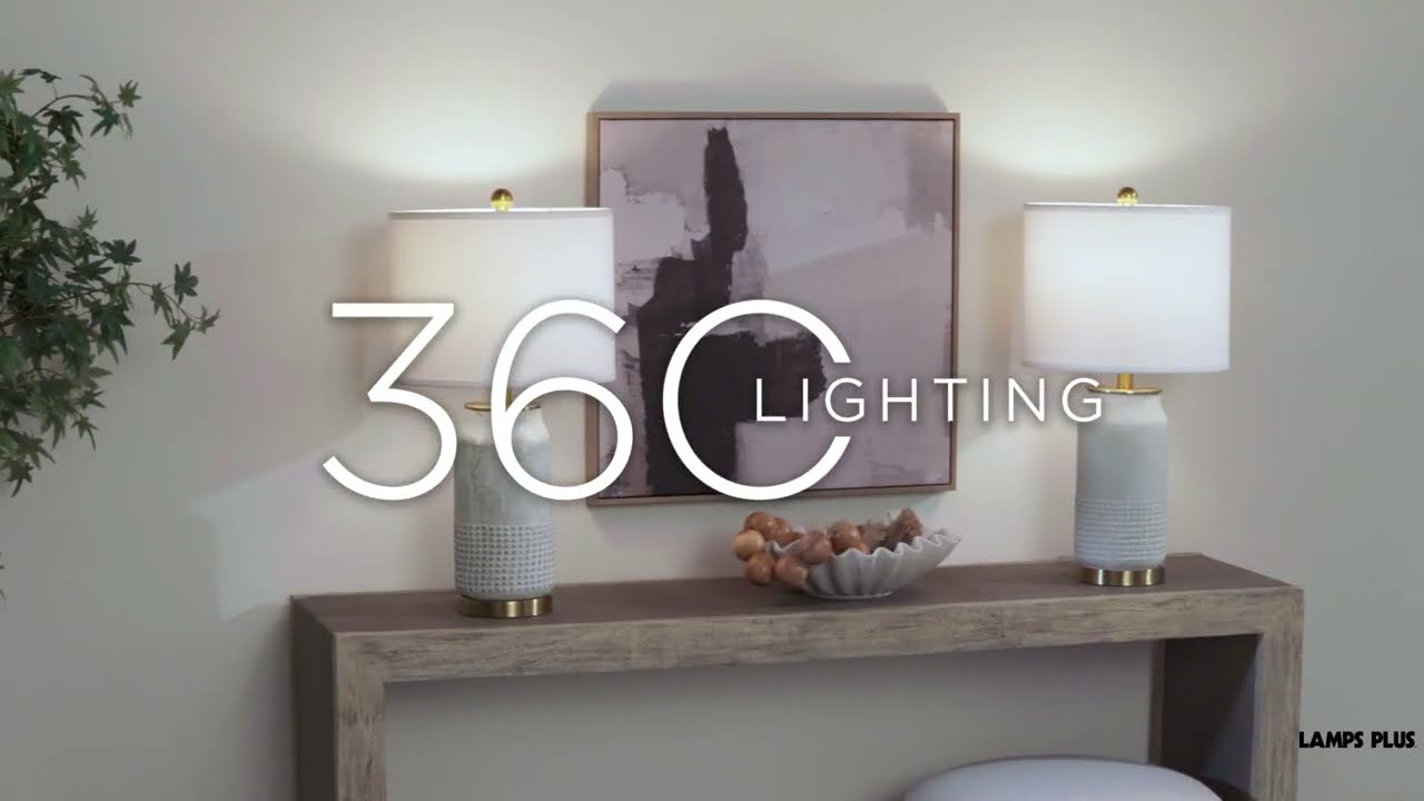 Video 1 Watch A Video About the Holly Gold and Gray Green Ceramic Modern Lamps Set of 2