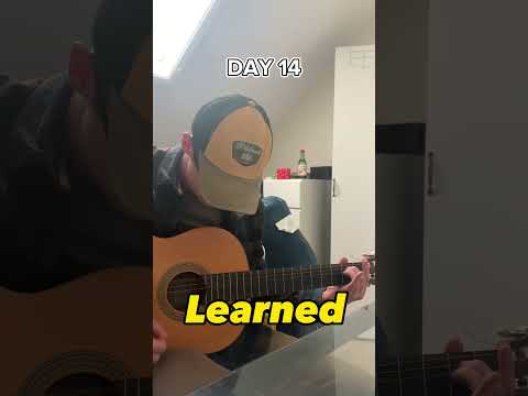 1 MONTH of LEARNING GUITAR #guitar #learnguitar #music #playingguitar