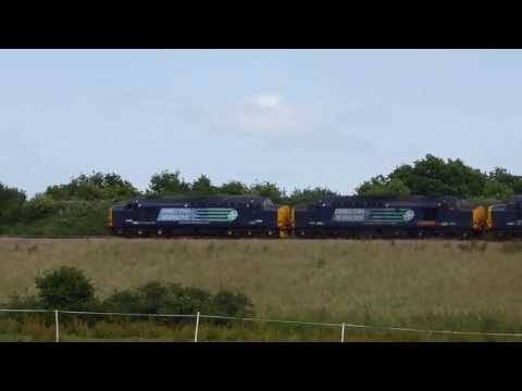 **RARE** DRS Quadruple 37s on 6m67 Flasks @ Westerleigh Jcn, 04-07-13