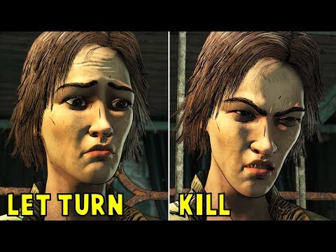 Lilly's reaction to Kill Abel vs Let Him Turn -All Choices- The Walking Dead The Final Season Ep3