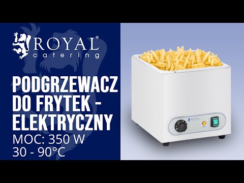 Video - Podgrzewacz do frytek - elektryczny - 350 W - GN 1/2