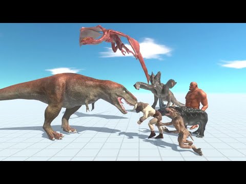 T-Rex Vs All Units (Fantasy) - Animal Revolt Battle Simulator