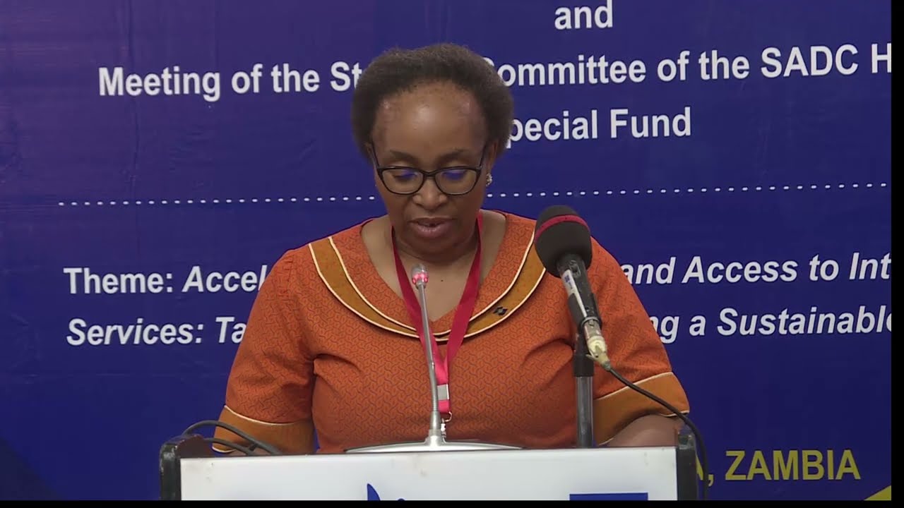 Remarks by Director of Social & Human Development Duduzile Simelane SADC Joint Meeting on HIV & SRHR