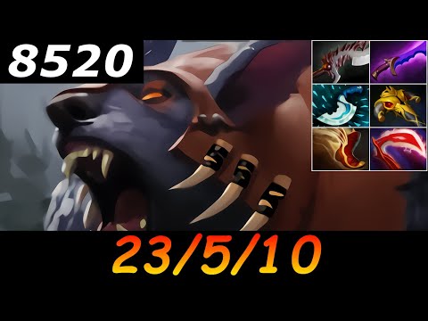 Dota 2 Ursa 8520 MMR 23/5/10 (Kills/Deaths/Assists) Ranked Full Gameplay