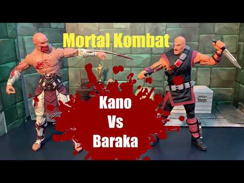 Mortal Kombat Kano vs. Baraka Stop motion